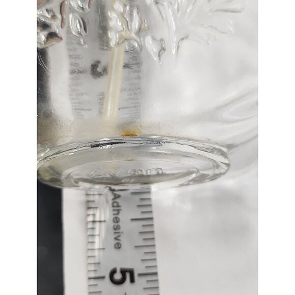 Vintage Avon Clear Glass Perfume Bottle Atomizer Old Fashioned Floral Pattern - Picture 10 of 10